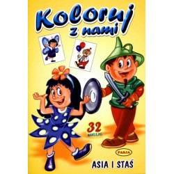 Koloruj z nami. Asia i Staś