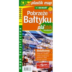 Pobrzeże Bałtyku. Mapa...