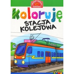 Koloruję Stacja kolejowa
