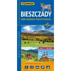 Bieszczady. Mapa atrakcji...