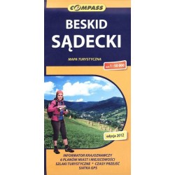 Beskid Sądecki. Mapa...