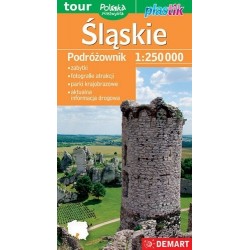 Śląskie. Podróżownik - mapa...